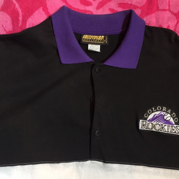 NWOT Colorado Rockies Sport Shirt EUC - Picture 5 of 5